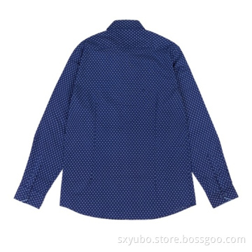2020 fashion design men's woven cotton shirt